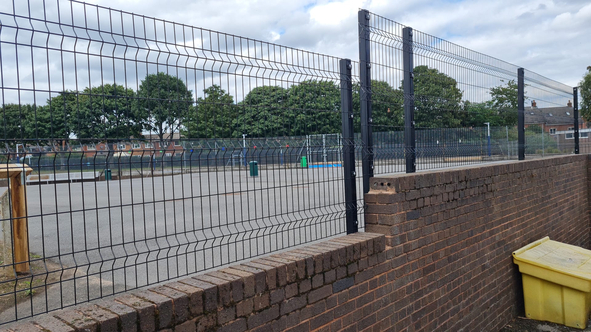 VMesh Fencing Supplied & Installed for a School in Burntwood