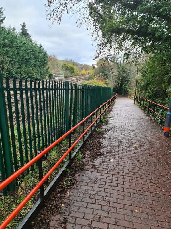 Palisade Fencing Supplied and Installed at Hope Station in Wrexham