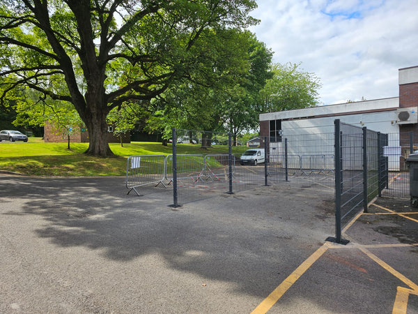 Revolutionary Protection: Almec Fencing Secures Bin Compound with Dual Defence Mesh at Keele University