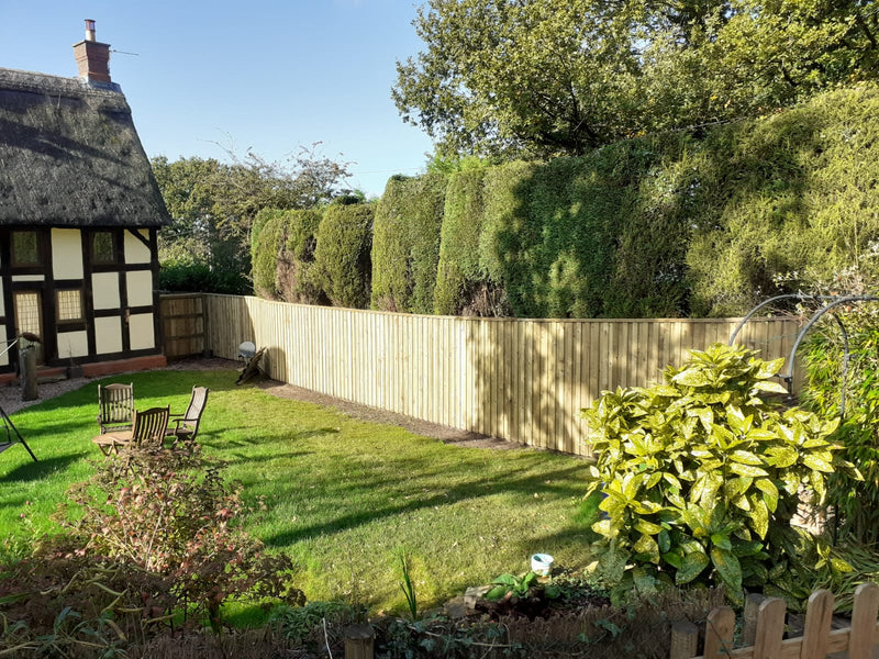 2m High Reflective Acoustic Fencing erected in Bignall End, Stoke-on-trent