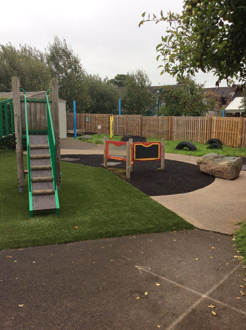 Double-sided Picket Fencing and Gate supplied and installed for Belgrave Academy