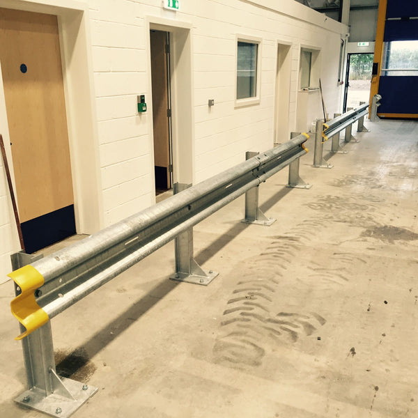 ARMCO CRASH BARRIER FITTED IN FENTON