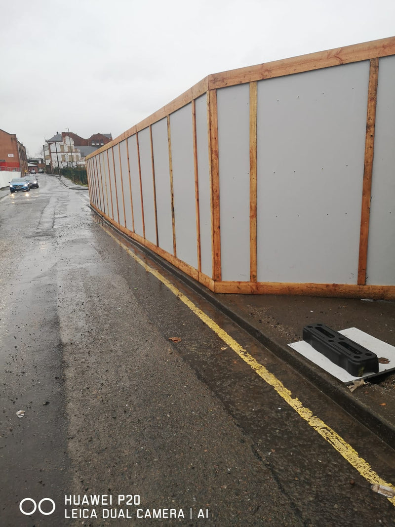 Timber Hoarding Fencing Supplied & Installed in Nottingham