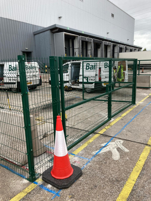 V-Defence Mesh Industrial Fencing Fitted in Liverpool