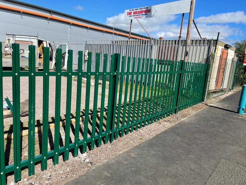 1.5M High Palisade Fencing for Nantwich Railway Station