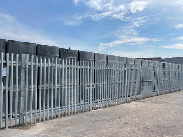 Palisade Fencing and Gates installed for Capital Roofing, Longport Industrial Estate