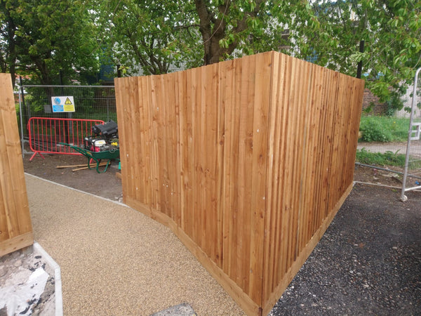 Feather Edged Fencing completed at New Site in Fenton