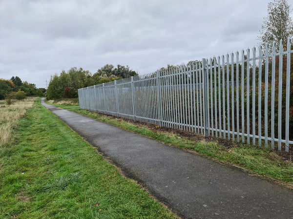 2.4m High 'W' Shaped Palisade Fencing Installed for Phoenix Collegiate Secondary School in West Bromwich