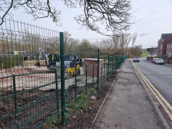 BBC DIY SOS transformation in Fegg Hayes with Almec Fencing