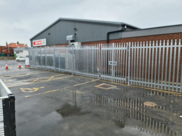 Almec Fencing Completes Installation of High-Quality Palisade Fencing for a Car Park in Whitby