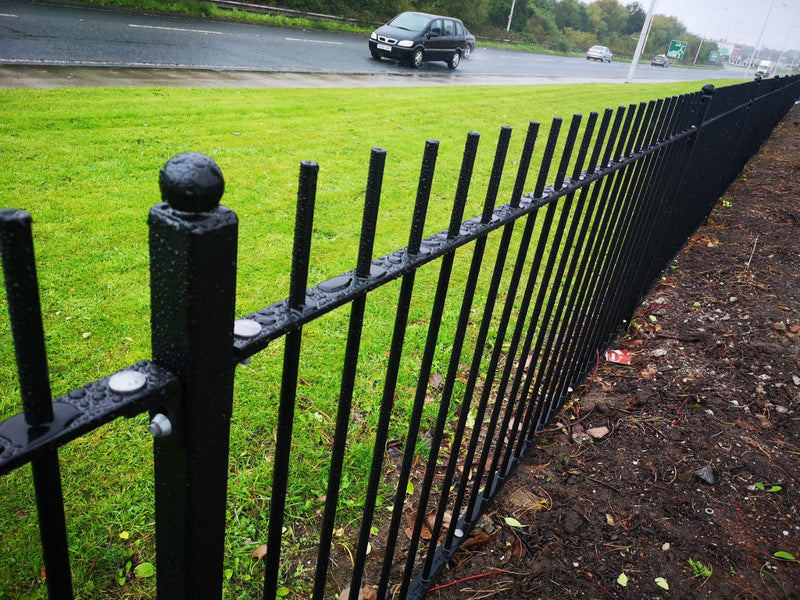 Marine Standard Powder Coated Vertical Railings fitted in Fleetwood, Lancashire!