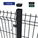 2.0m High V Mesh Security Fencing Kit