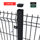 2.4m High V Mesh Security Fencing Kit