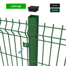 1.8m High V Mesh Security Fencing Kit