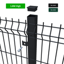 1.8m High V Mesh Security Fencing Kit