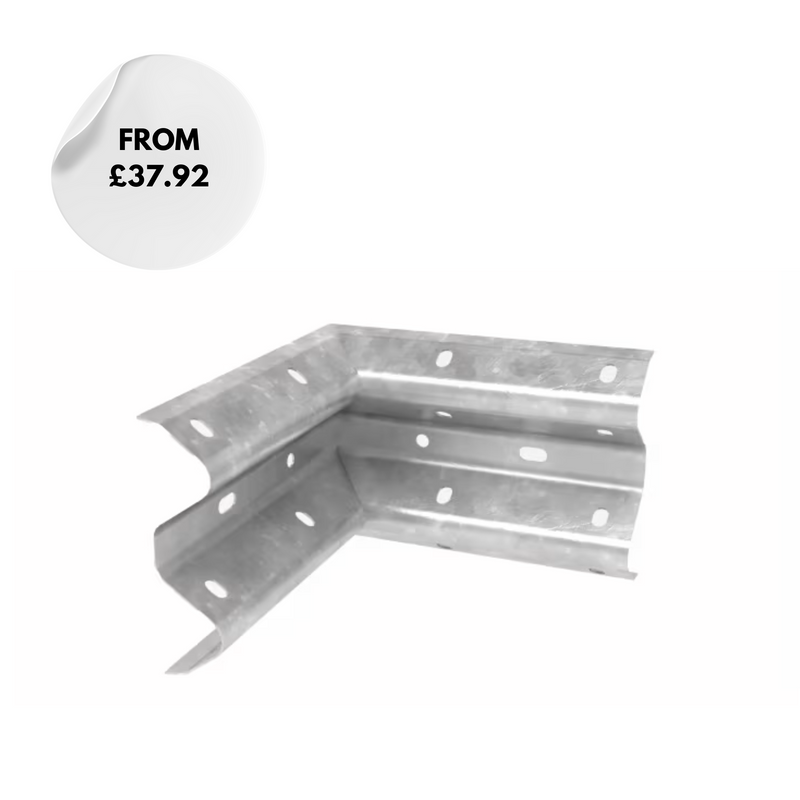 Armco Internal / External 90 Degree Corner Section - Galvanised