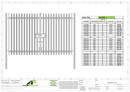 Double Leaf Security Palisade Gates (Galvanised / PPC)