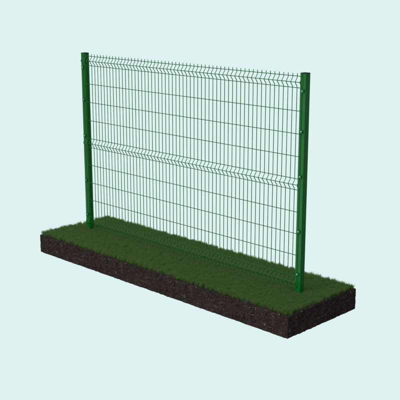 2.0m High V Mesh Security Fencing Kit