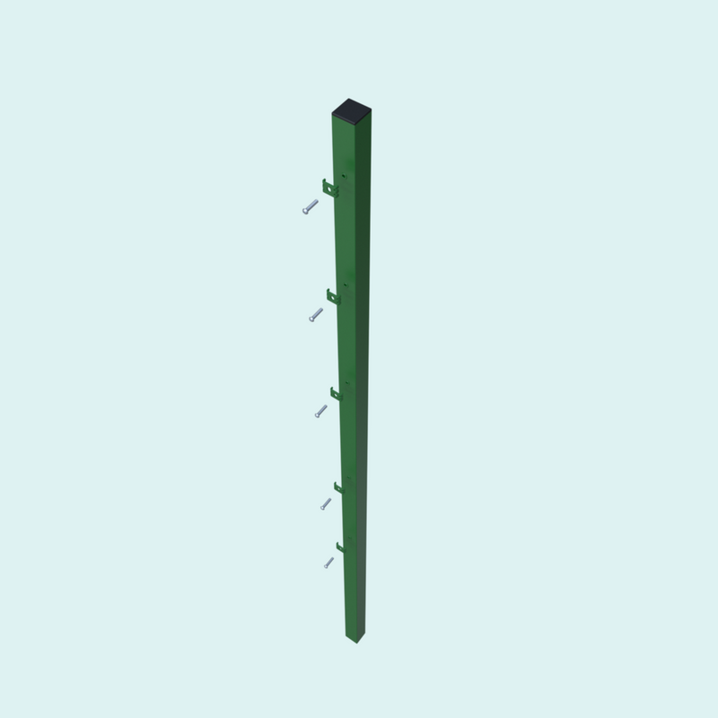 1.8m High Post & Fixings For Mesh Security Fencing