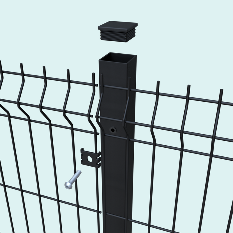 2.0m High V Mesh Security Fencing Kit