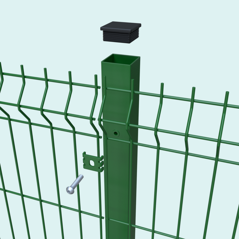 2.0m High V Mesh Security Fencing Kit