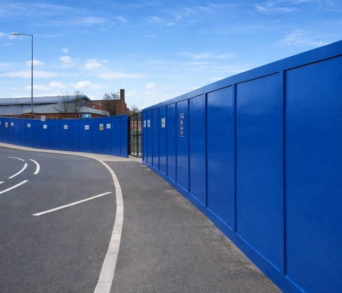 Construction Site Hoarding Contractors | Almecfencing.co.uk