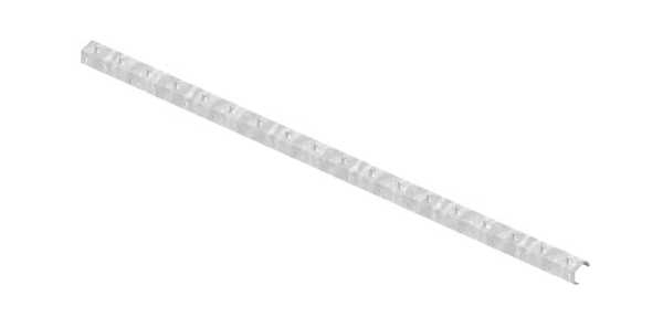 Palisade Fencing Rail W Section 2.75m Long (Top & Bottom)