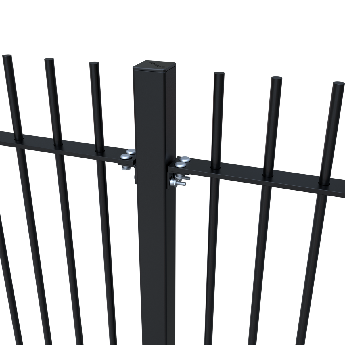 SR1 Vertical Bar Metal Railing Security System