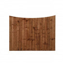 Scolloped Closeboard Fence Panel