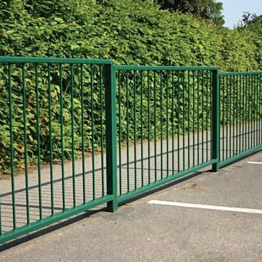 PEDESTRIAN GUARD RAIL | Almec Fencing | UK Suppliers & Erectors of Domestic & Industrial Fencing