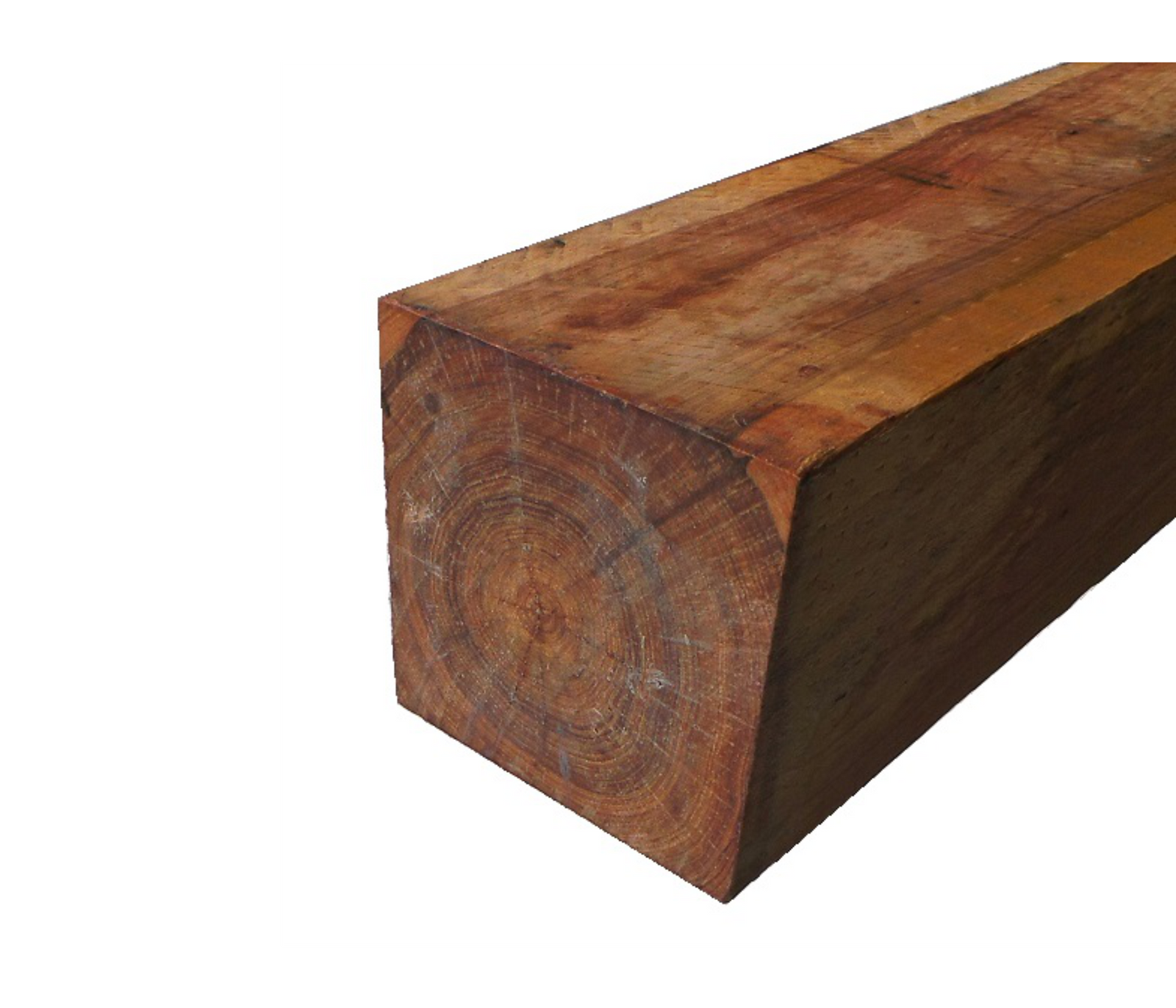 Brown Treated Timber Posts Collection or Delivery Almecfencing.co.uk